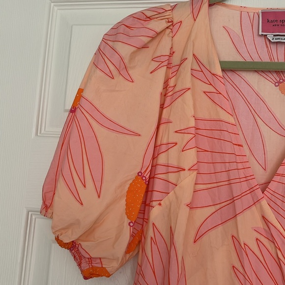 Kate Spade Falling Flower Wrap Dress - Picture 9 of 12